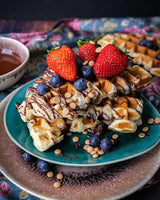 RUF Waffel-Mix, Großpackung, Grundmischung Zur Herstellung Von Waffeln Im Waffeleisen, Für Großküchen, Kantinen, Hotels Und Restaurants, 1 X 2500G Amestec pentru copt si gatit Naty Shop