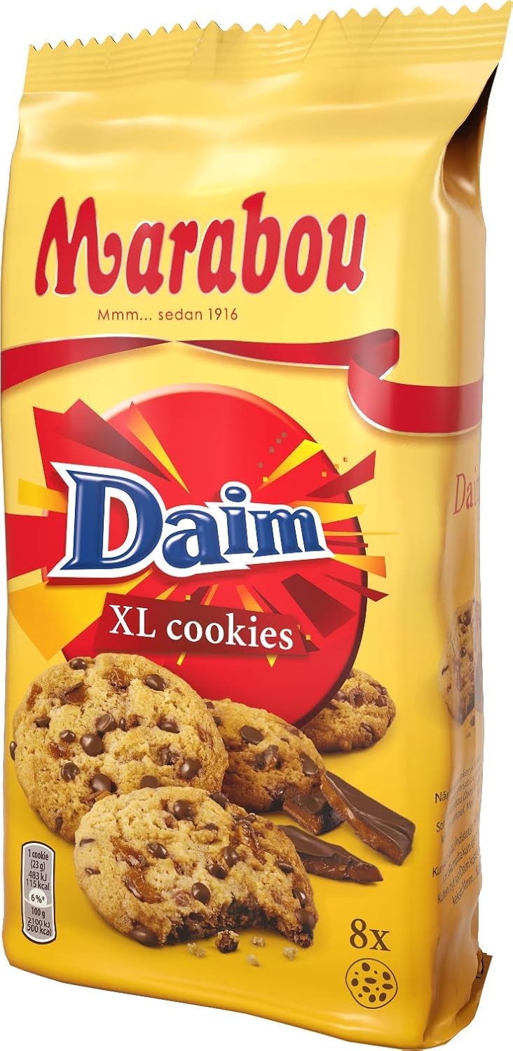 Daim Fursecuri Marabou Daim XL 10x184 g - Bucati Crocante Daim In Fursec Delicios