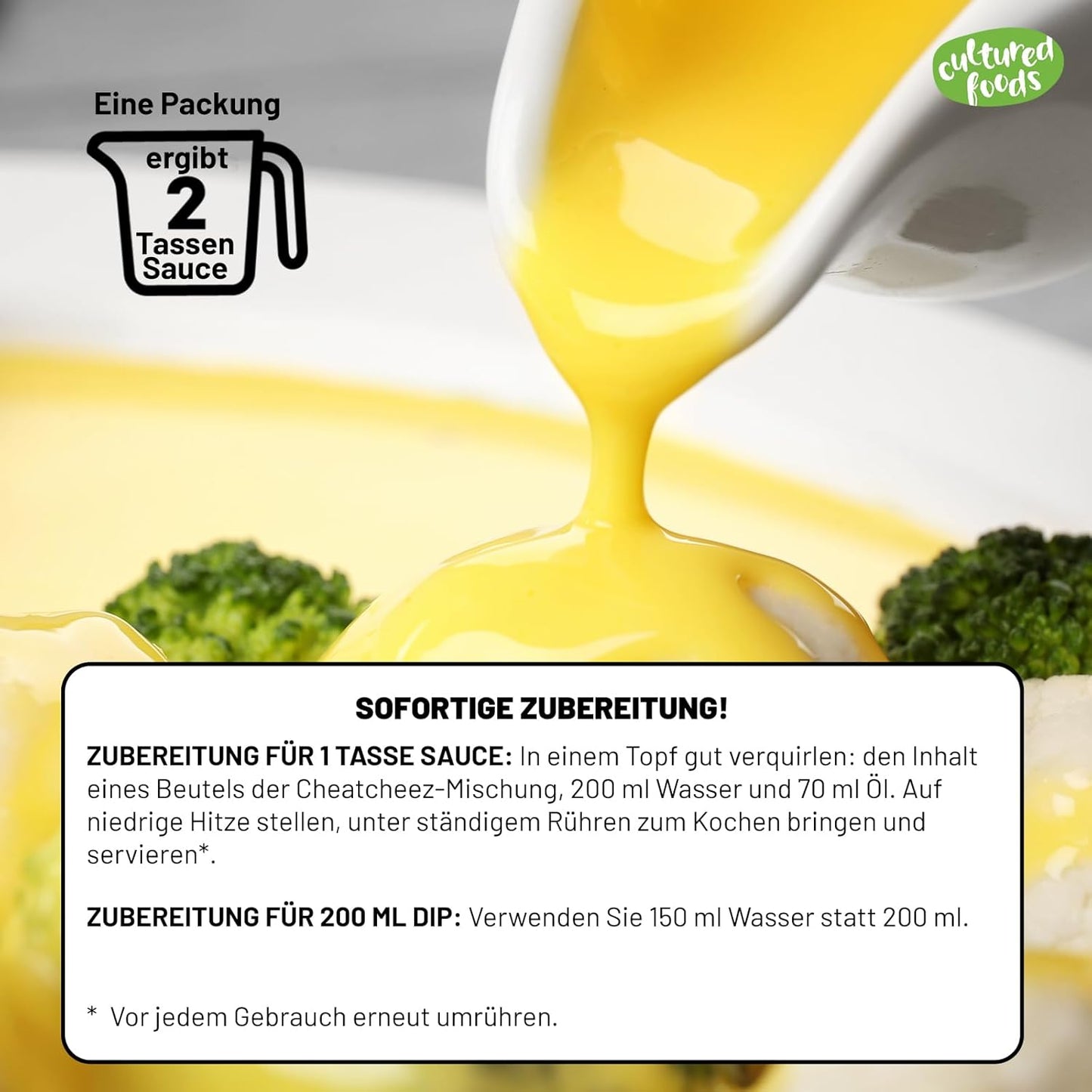 Cultured Foods CHEATCHEEZ Veganer Gouda Sauce - Fara Lactoza si Gluten