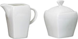 Zahărniță și ulcior de lapte Ritzenhoff & Breker Melodie, set 2 piese, alb