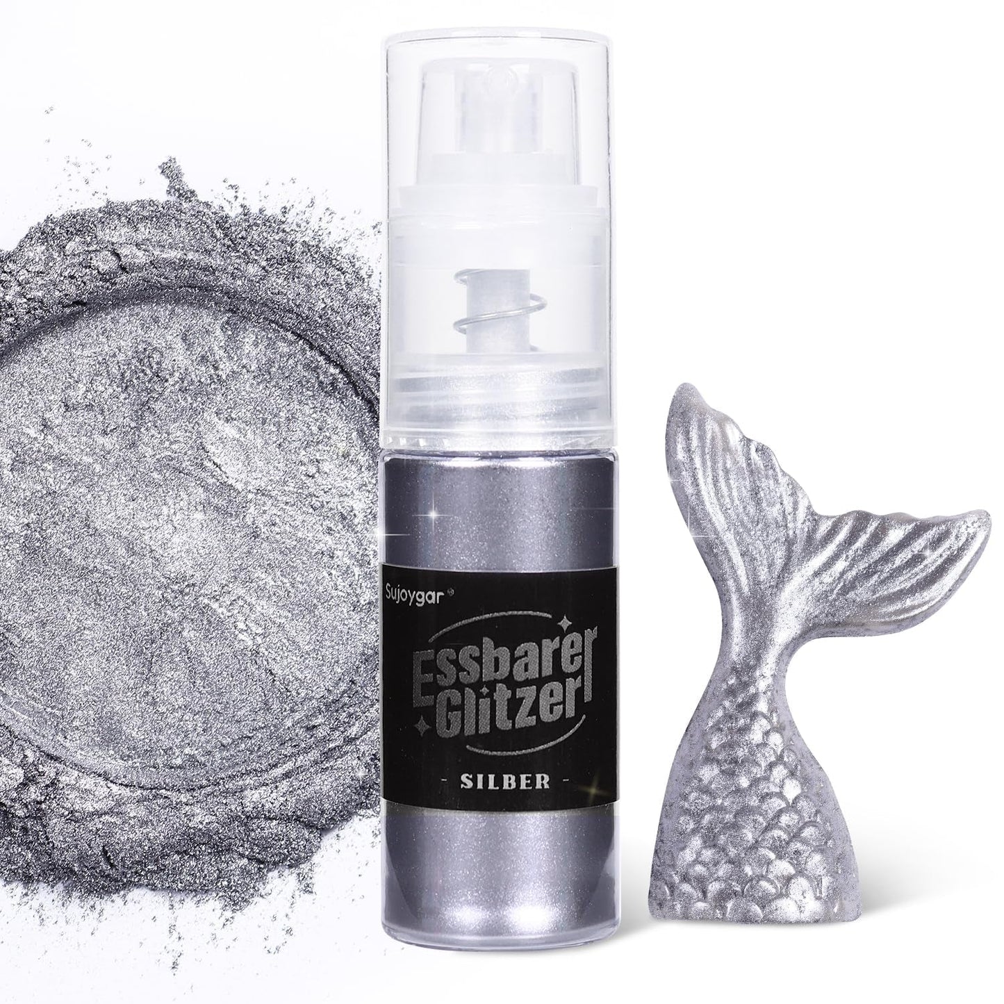 Sclipici comestibil - 10G, Sclipici auriu-roz pentru băuturi, pudră cu sclipici comestibilă, pudră de colorant alimentar, pudră aurie, pudră cu sclipici metalic, spray cu sclipici pentru cocktailuri, ciocolată, prăjituri, fondant