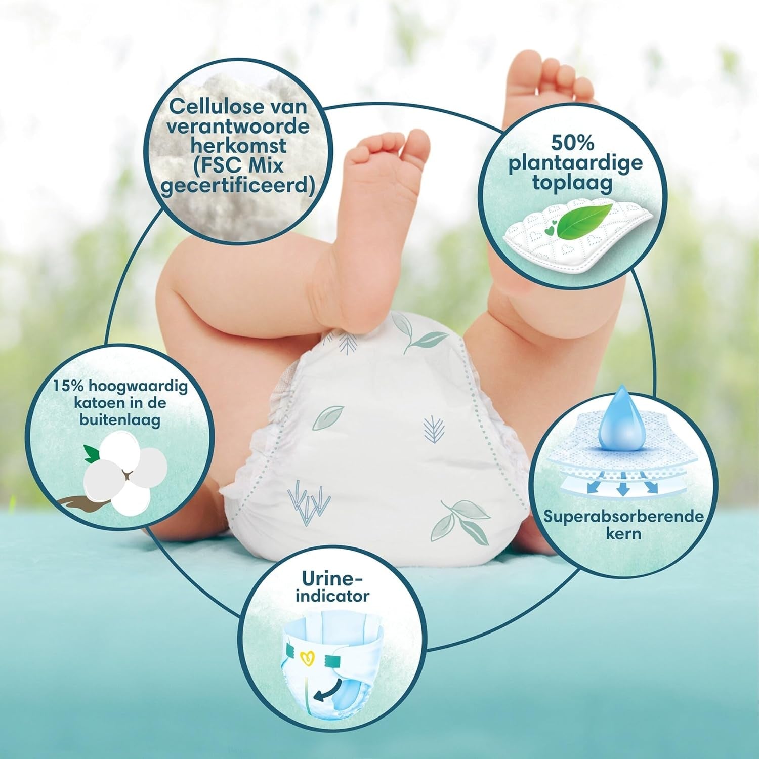Scutece Pampers Harmony 80 mărimea 4 (9-14 kg)