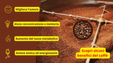 New York Coffee - EXTRA P - Boabe de cafea, gust puternic și hotărât, boabe Arabica și Robusta, pentru măcinare, espresso italian, amestec de bar - calitate superioară din 1930 - 1 kg, boabe