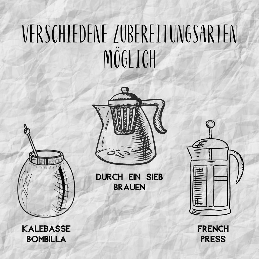 Yerba  Brazilia Despalada 1 kg ● Ceai mate uscat la aer din frunze de mate ● Mate paraguayan natural 50 g ● Aromă naturală de ceai mate ● Ceai yerba mate fără aditivi ● Ceai mate în vrac