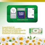 Șervețele umede pentru bebeluși sensibili, 0% parfum, formulă 98% naturală care restabilește echilibrul pH-ului pielii, cu sigiliu de prospețime, 54 de șervețele