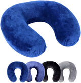Pernă de gât Rocco eK, 4 culori disponibile, pernă de călătorie, pernă de susținere a gâtului, pernă ortopedică de susținere a gâtului, spumă cu memorie