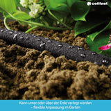 Furtun de irigare prin picurare, furtun de irigare, 1/2" 7,5 m, set furtunuri 3 piese