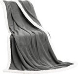 Celinatex pătură pufoasă 150 X 200 Cm albastru deschis pătură canapea cald pătură moale microfibră Fleece Oeko-Tex Montreal Paturi si Cuverturi Besuche den CelinaTex-Store Gri / alb 150 X 200 Cm