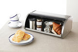 Coș rulant pentru pâine/Brilliant Steel (inclusiv panourile laterale) Cutii depozitare alimente Naty Shop