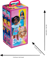 Theo Klein 5801 Barbie Dulap cu șine de haine și compartimente, jucărie pentru copii cu vârsta de 3 ani și peste, include accesorii, multicolor