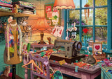 Schmidt Spiele 59654 Puzzle secret, În camera de cusut, puzzle jigsaw 1000 piese Puzzle Naty Shop