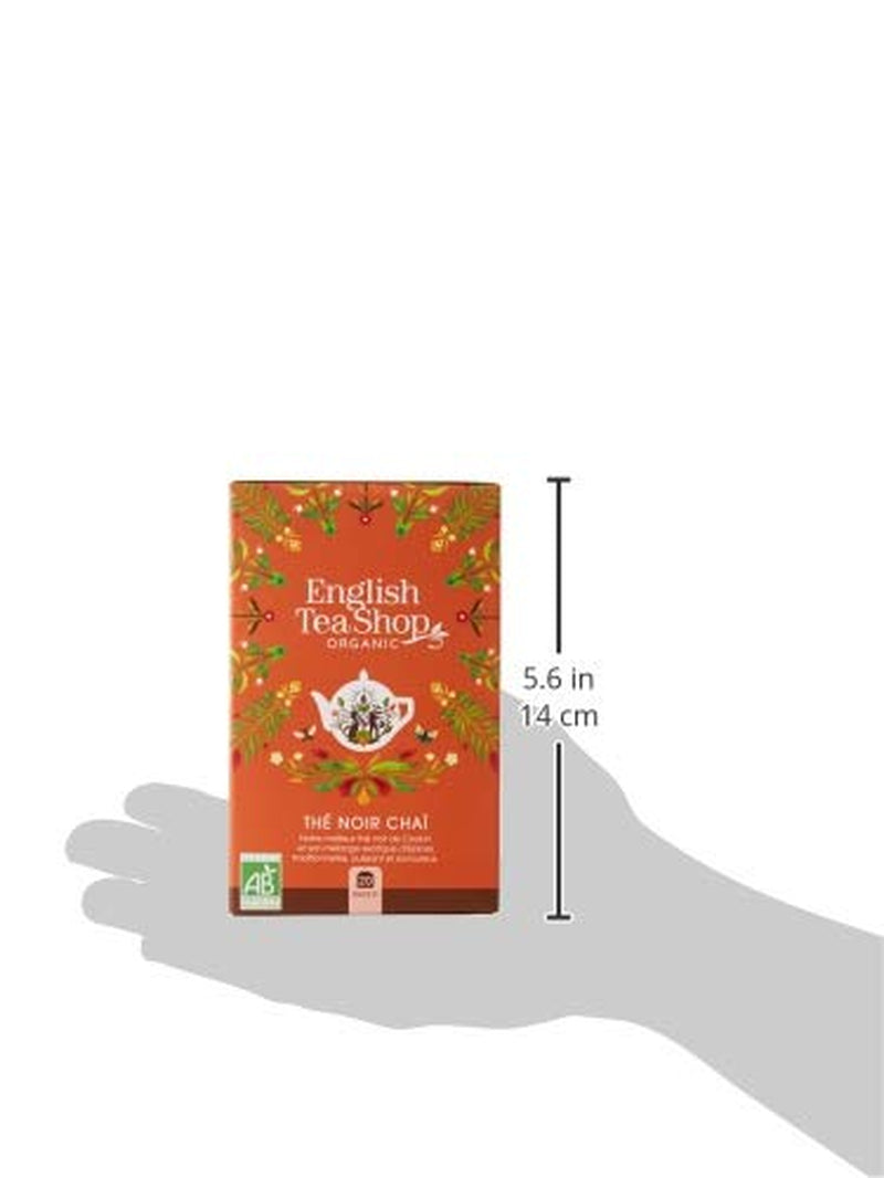 ETS - Ceai negru Chai, Naturland BIO, 20 pliculețe de ceai (pachet cu 2)