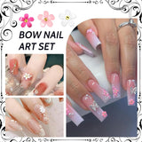 1 Karton Nail Art Charms, 3D Blumen Nagelkunst Charms, Acryl Blumen Nagel Strass Mit Ornamenten, Nagel Edelsteine, Nagel Zubehör Für Mädchen, Nagelkunst Dekoration, DIY Handwerk Nail Design