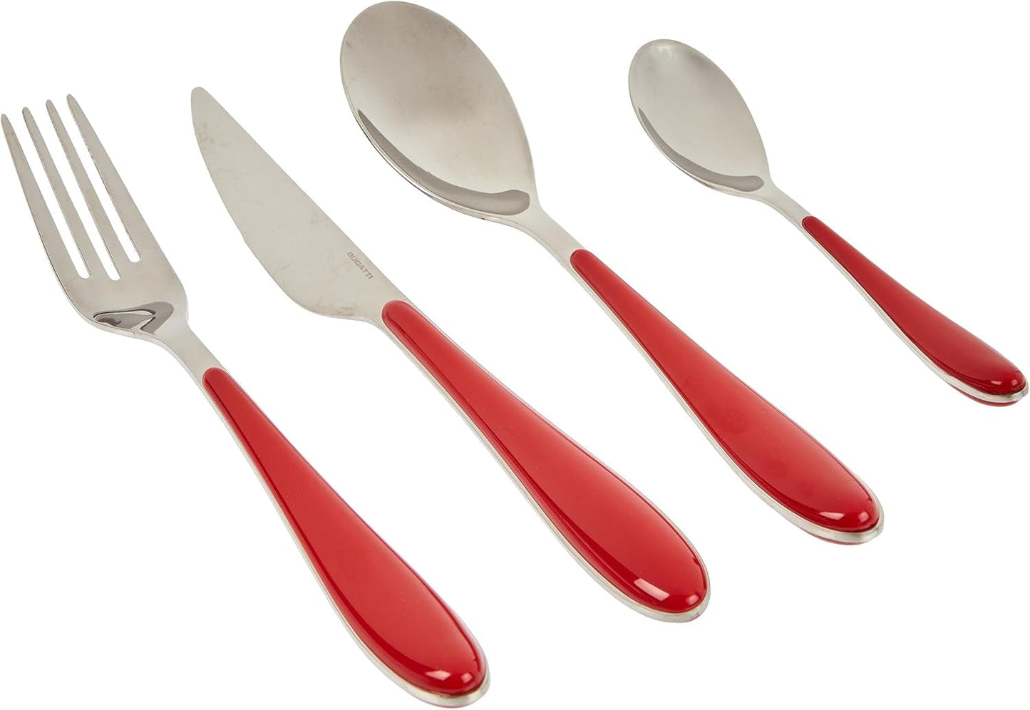 Set tacâmuri Bugatti Gioia, 24 piese, roșu Bucatarie Naty Shop