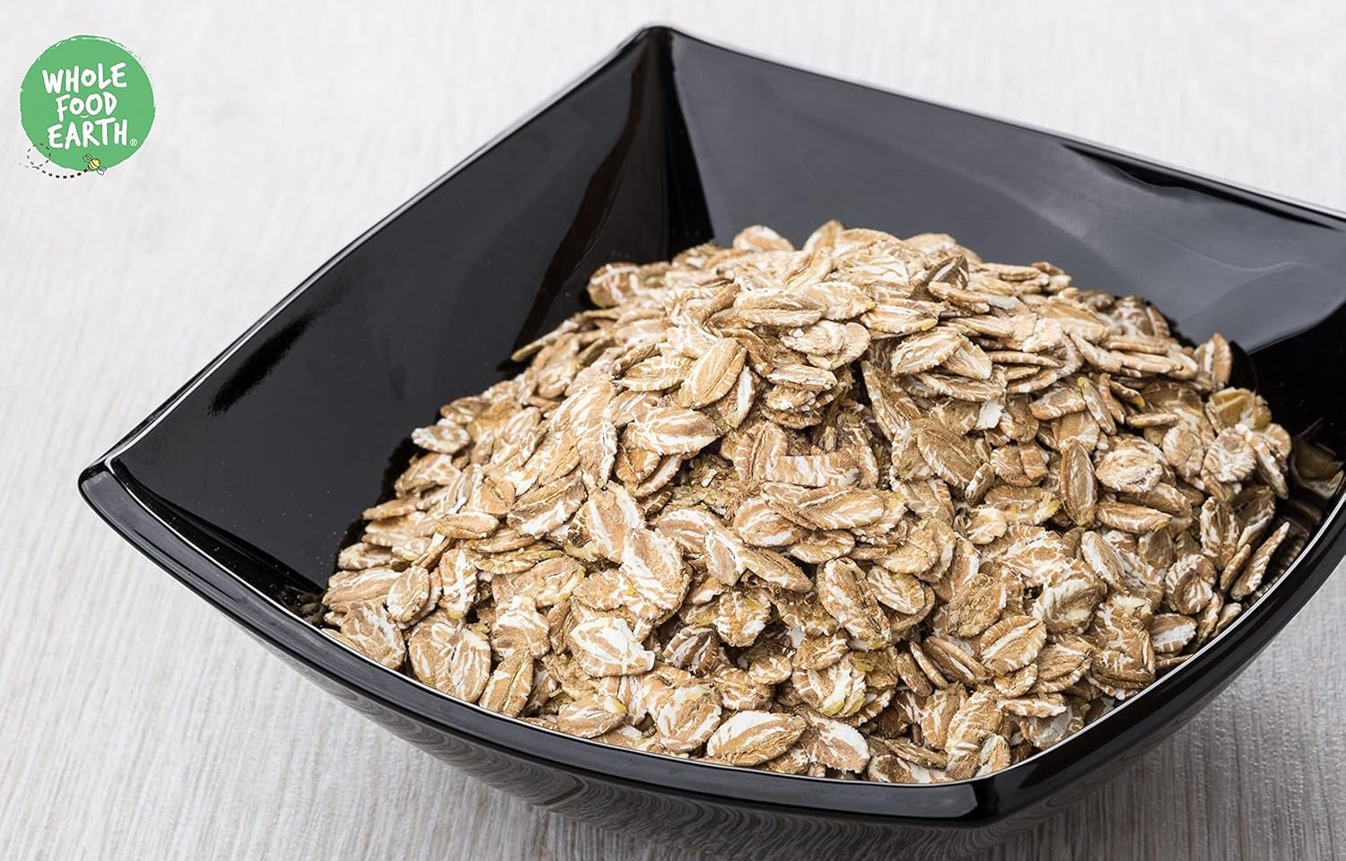 Fulgi de secară Wholefood Earth - fără OMG - vegani - fără lactate - fără zahăr adăugat, 1 kg