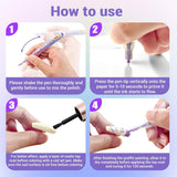 12 Farben 3D Nagellack Stift Set, Nail Art Pen Nagellackstifte Nageldesign Für DIY Nagelkunst, Beauty Schönheit, Maniküre Werkzeuge, Zuhause Und Den Nagel-Diy Nageldesign Zubehör