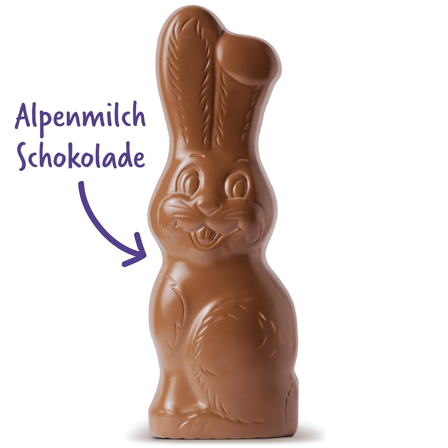 Milka Iepuraș Zâmbitor Ediție Alpine Milk Design – Ciocolată de Paște cu 3 modele diferite – 24 x 45g