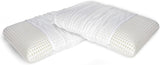 Talamo Italia Set de 2 perne pentru pat, 100% Made in Italy, pernă detașabilă "săpun" din spumă de memorie perforată, hipoalergenică și respirabilă, 70X40Xh16 Cm Perne standard Naty Shop Altezza 16 Copertă inclusă Set Da 2