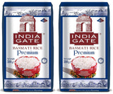 Orez Basmati Premium INDIA GATE – Orez cu bob lung fin, aromat, din India, bob lung fin (1 x 500 g)