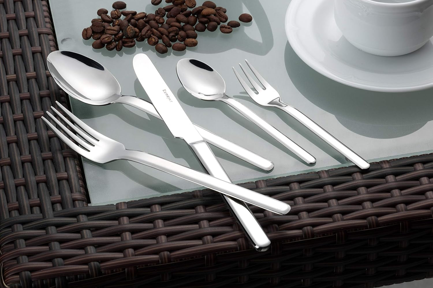 Set tacâmuri Bettina lustruit lucios 30 piese Bucatarie Naty Shop