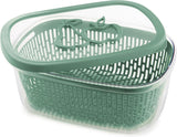 Fierăstrău pentru păstrarea aromei fructelor, plastic, verde, 4 LT - dreptunghiular Cutii depozitare alimente Naty Shop