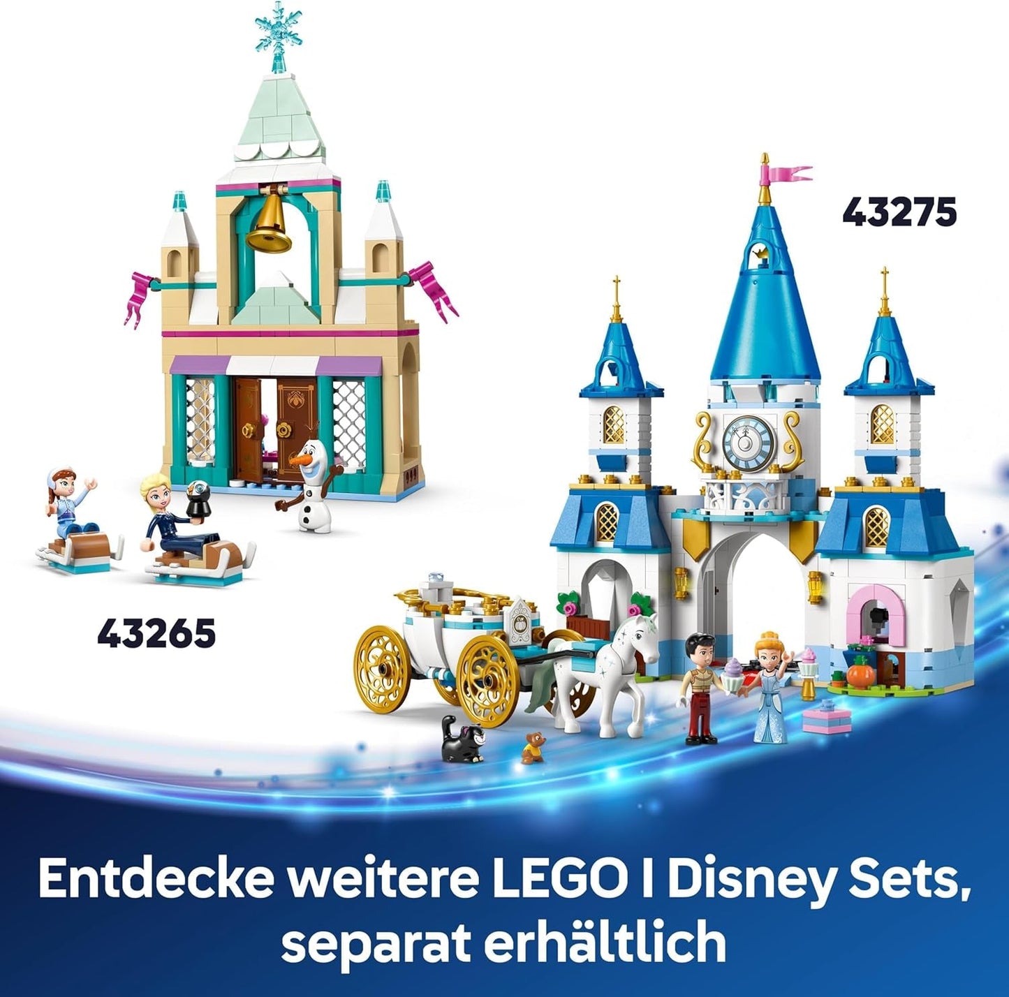 LEGO Ç€ Disney Encanto Mini House, jucărie de construcție pentru fete de la 5 ani, jucărie de fantezie și set de construcție cu Mirabel și Antonio Mini Dolls, o figură Capybara și cheie 43261 Seturi de constructie Besuche den LEGO-Store