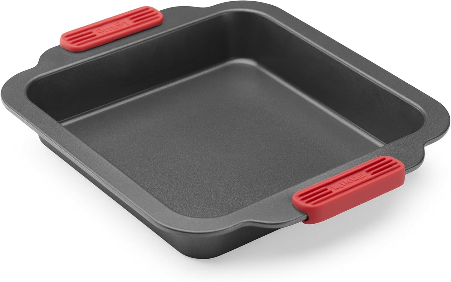 Lékué Muffin-Backform, Antihaftbeschichtet, Metall, 6 Mulden Matrite si tavi pentru copt Naty Shop Quadratische