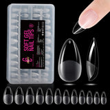 504 bucăți Tipuri de unghii Gel Ballerina Medium: Tipuri de unghii pentru unghii cu gel Unghii false din PMMA Extensii de unghii, unghii artificiale, 12 mărimi