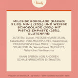 Venchi - Cremino Pistachio Bar, 110g, baton de ciocolată din ciocolată cu lapte și albă cu pastă de fistic, rețetă în trei straturi cu arome mediteraneene, fără gluten, fără coloranți artificiali