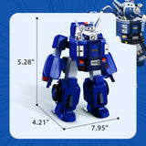 SUPER WINGS - VEHICUL ROBOT CONVERTIBIL "PAUL'S CRUISER" 18 Cm + 1 FIGURĂ 5 Cm - Mașină și avion de jucărie Transform-A-Bots din serialul animat - Jucării pentru copii peste 3 ani Action figures Naty Shop