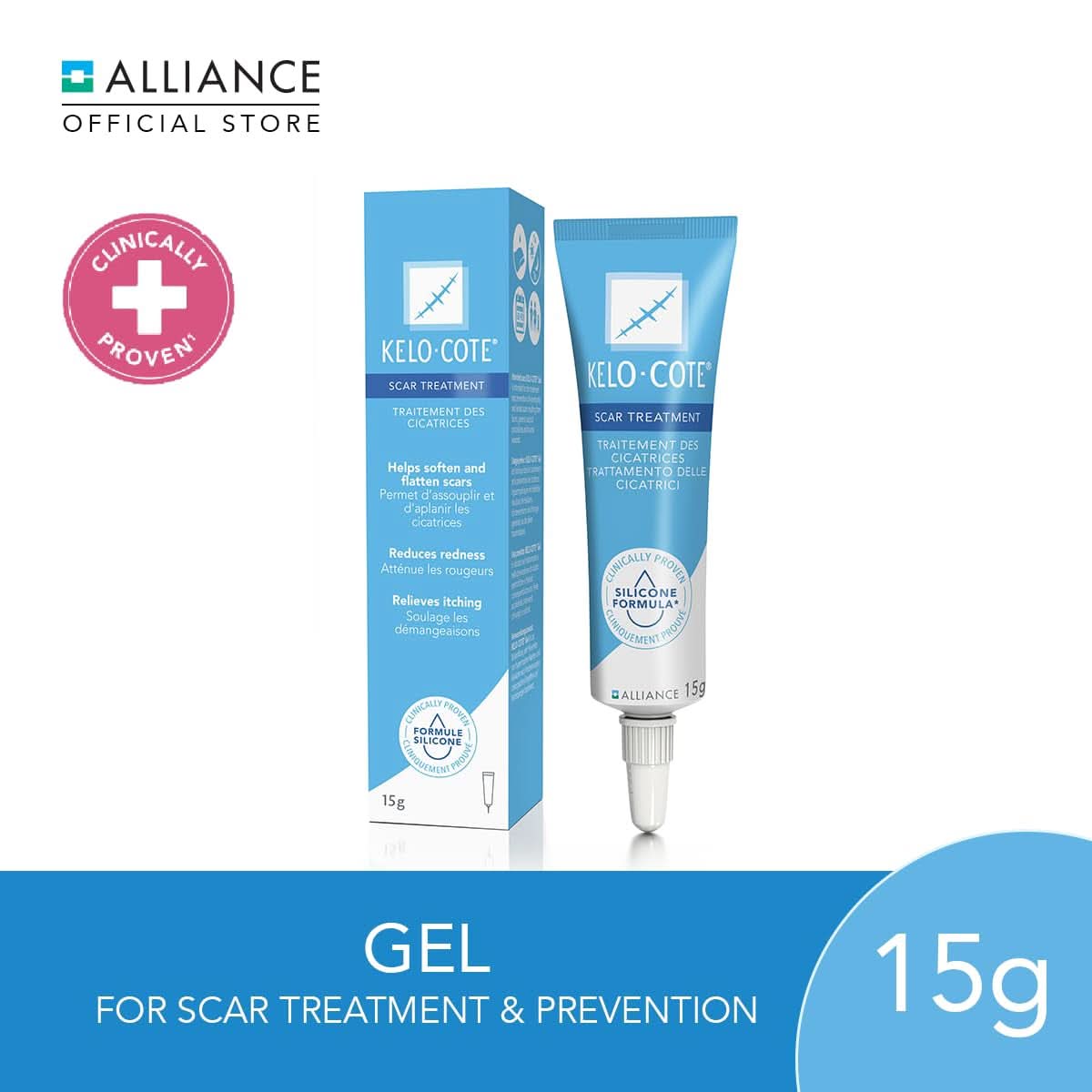 KELO-COTE® - Gel de silicon pentru tratamentul cicatricilor Cosmetice si Infrumusetare Naty Shop