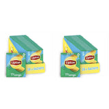 Set de ceai rece Lipton, „Lămâie”, răcoritoare pentru întreaga familie, 18 pliculețe, sub formă de pulbere pentru preparare acasă