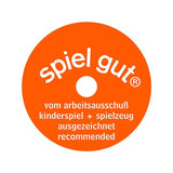 Inel de dentiție organic GRÜNSPECHT din cauciuc natural pentru bebelușii care își erup dentiția, masează gingiile, fără BPA, moale, promovează motricitatea fină, model dinozaur (639-V1)