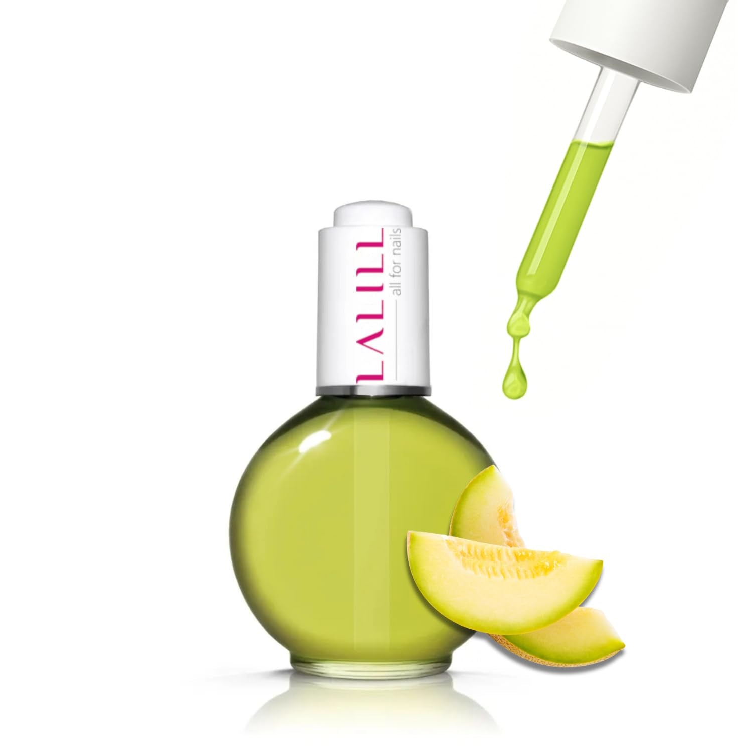 LALILL Nail Cuticle Oil 75Ml - Himbeere Nagelpflegeöl - Nagelöl Pflege Für Nägel Nagelhaut - SPA Maniküre Naildesign Hände - Vegan - Mit Pipette