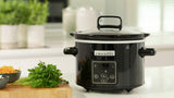 Slow cooker digital Crockpot, funcție de menținere la cald, 2,4 litri (1-2 persoane) Slow Cooker Naty Shop