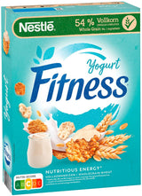 Iaurt Nestlé Fitness, cereale pentru micul dejun cu cereale integrale și aromă parțială de iaurt, 1 pachet (1 x 350g)