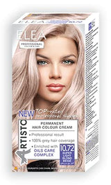 Culoarea permanentă a părului Color & Care 120ml, rezultat profesional, acoperirea părului gri, îmbogățită cu complexe de îngrijire a uleiurilor-Culoarea părului de lungă durată (10.1 Super blond deschis cenușă) Vopsea pentru par Naty Shop 10.72 Bej blond super deschis