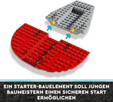 LEGO Star Wars: Aventurile tinerilor Jedi Crimson Firehawk, Set de pornire pentru copii cu navă spațială construibilă, bicicletă Speeder și 3 figuri, cadou pentru băieți și fete de la 4 ani 75384 Seturi de constructie Besuche den LEGO-Store