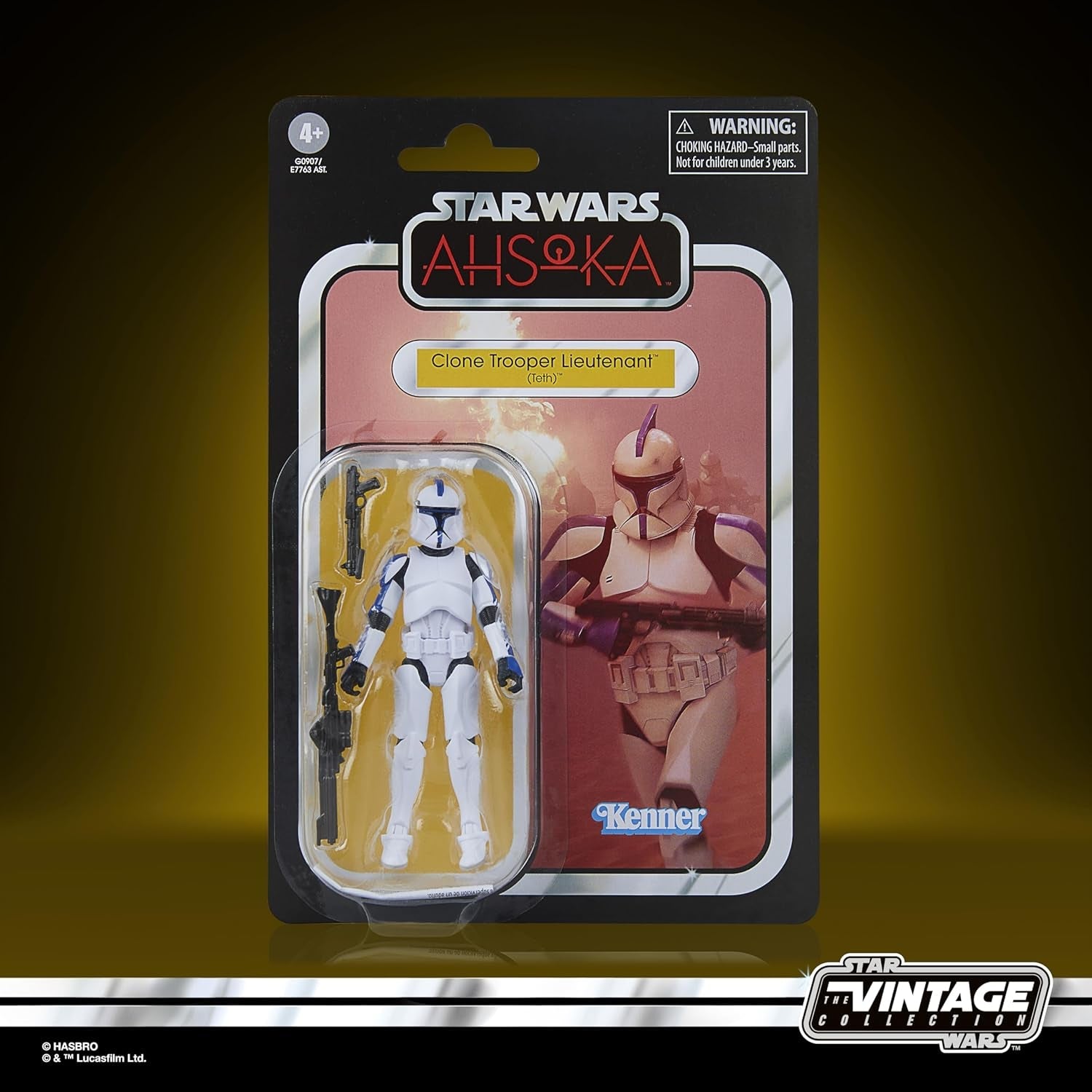 Star Wars the Vintage Collection Clone Trooper Lieutenant (Teth), Star Wars: Ahsoka Action Figure, 9.5 cm Action figures Naty Shop