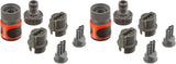 Set de conectare furtun aspersor Gardena: Racorduri de conectare pentru începutul și sfârșitul furtunului aspersorului, accesorii pentru articolele (995, 996, 997, 1998, 1999), Piese originale Gardena System (5316-20)