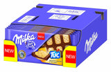 Biscuiți TUC 1 x 87g | Ciocolată cu lapte alpină | cu mini biscuiți cu sare | Ciocolată făcută din 100% lapte alpin | Baton de ciocolată (Pachet de 5)