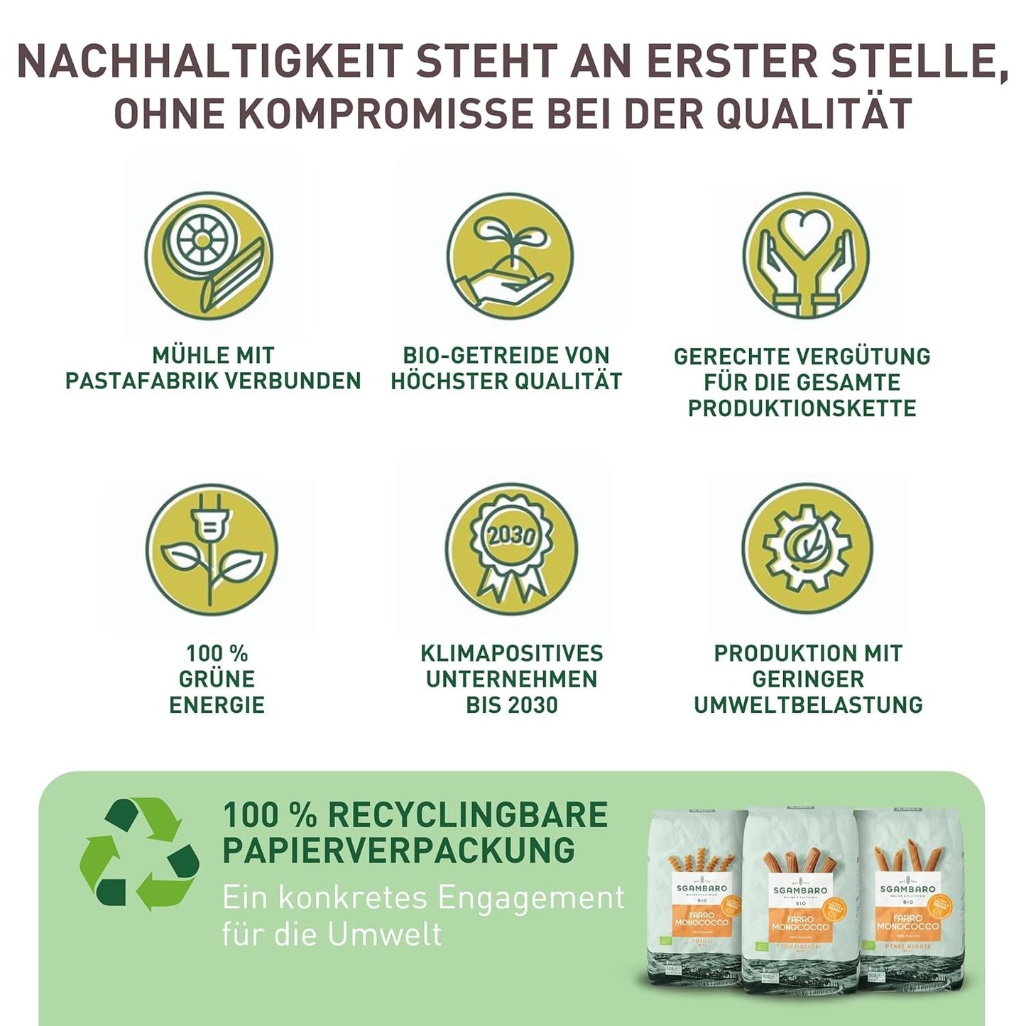 Paste Penne Rigate Organice N.91 - 500g Paste din grâu alac – Conținut scăzut de grăsimi – Sursă de fibre și proteine
