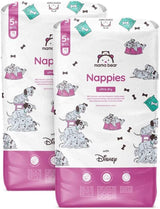 Scutece Mama Bear Disney Ultra Dry mărimea 4 (8-14 kg), alb, 84 bucăți (1 pachet) Naty Shop Mărimea 5+ (11-17 kg) Pachet lunar