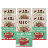 Allos Porridge de smochine și zmeură neîndulcit, Set 6 x 500 grame Cereale Naty Shop Terci de zmeură cu smochine