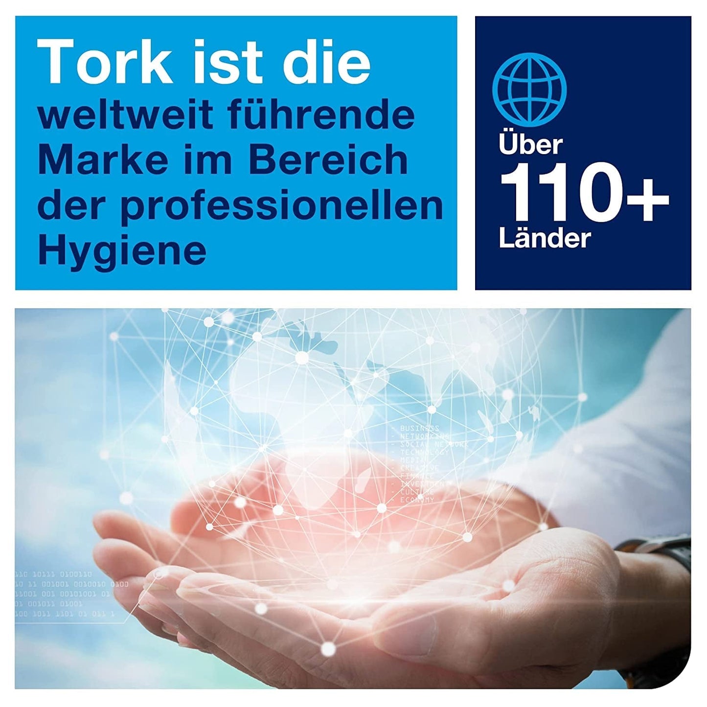 Hârtie igienică Tork Jumbo White T1, Advanced, 2 straturi, 6 × 380 M, 472118