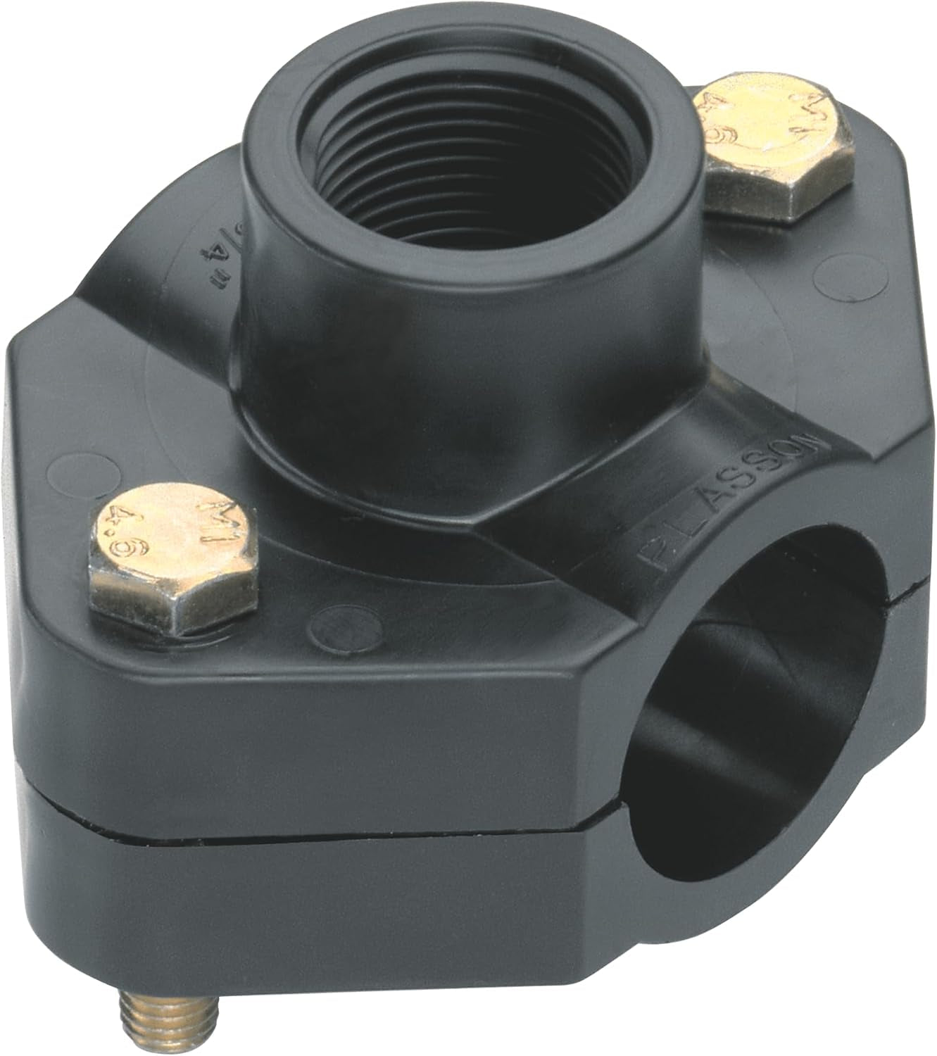 Șa de racordare pentru sistem de irigații Gardena, filet interior 25 mm x 3/4 inch: Pentru conectarea irigațiilor în conducte, compatibilă cu conectorii de irigații 2739 și 2740 (02728-20)