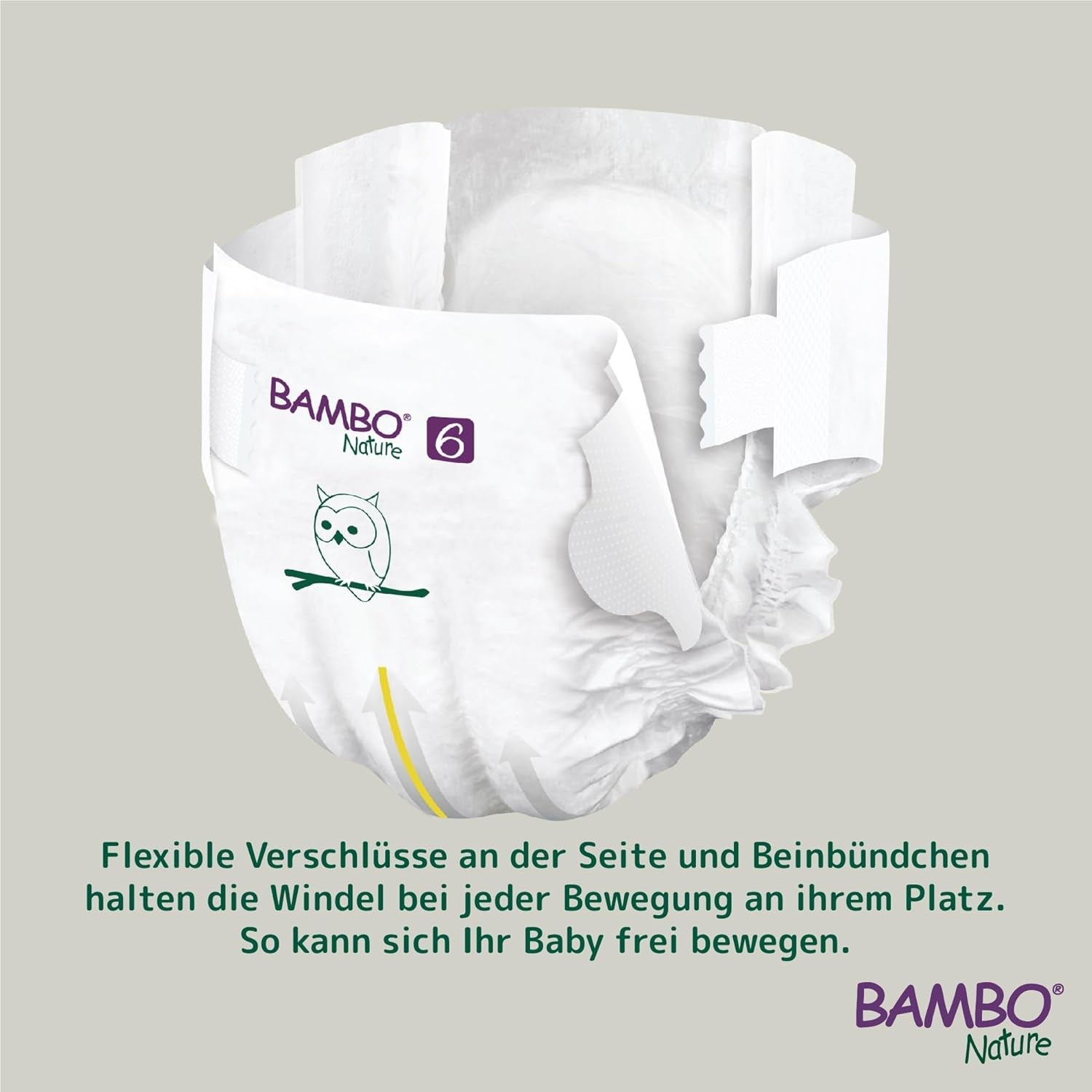 Scutece ecologice Bambo Nature Premium, mărimea 6, 1,63 kg