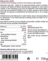 Raab Vitalfood Premium Birkenzucker, Xylit, Vegan, 1:1 Zucker-Alternative, Süßungsmittel, Zahnfreundlich, Vorratspack, 750 G Indulcitori Naty Shop