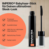 IMPERIO Hair Finishing Stick for Baby Hair - Rimel premium pentru păr de bebeluș pentru îmblânzirea părului fin și rupt - 12ml Transparent Vopsea pentru par Naty Shop