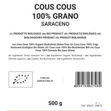 Cuscus hrișcă 100% organică, 500g, fără gluten